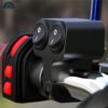 om 12V Double Button Aluminum Alloy Motorcycle Headlamp Switch on Handle