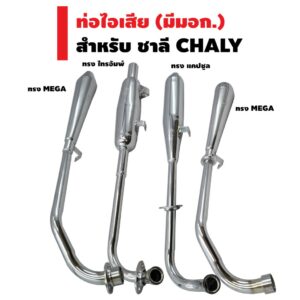 ท่อไอเสีย สำหรับ ชาลี(CHALY) ตรงรุ่น [มอก. 341-2543 เลขที่ ท2731-39/341]