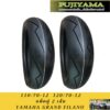 ยางFUJIYAMA ลาย Flash คู่หน้าหลัง 110/70ขอบ12 120/70ขอบ12 ไม่ใช้ยางใน tubeless