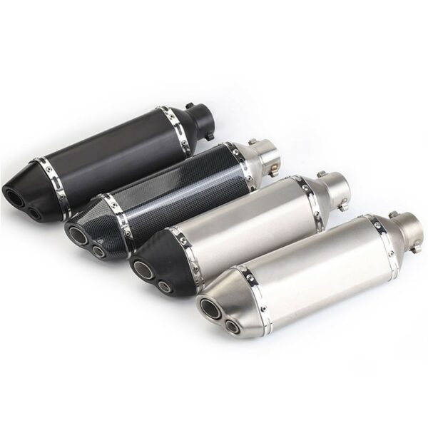 ลดราคา!!Akrapovic Escape Moto ท่อไอเสียรถจักรยานยนต์ สกูตเตอร์ 51 มม. สําหรับ trk 502 GY6 Z750 CB400