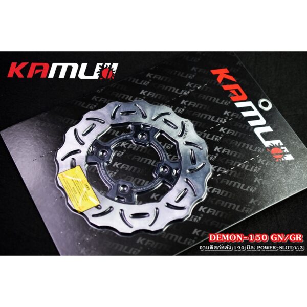 A01 จานดิสก์ GPX DEMON 150 GN/GR จานดิสกหลัง KAMUI 190 มิล. POWER SLOT V.3