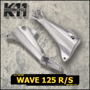 สเตย์พักเท้า wave 125 r/s สเตย์พักเท้าหลัง w125 พักเท้า125 R/S หัวเถิก  125เก่า ขายึดพักเท้าหลัง ราคาต่อชุด