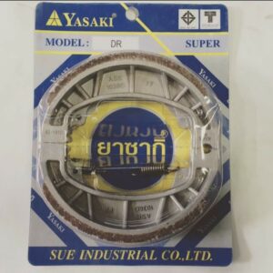 ผ้าเบรคแพ็คสูญ+แถมสปริง HONDA C70/C700/W100/W110/W125  YASAKI อย่างดี-สินค้าทดแทน