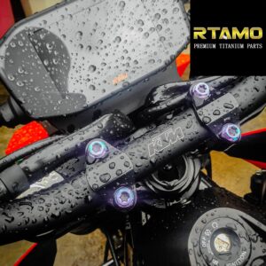 RTAMO ไทเทเนียม Gr5 Hot Forged M8(เบอร์ 12) x15 20 25 30 35 40 45-90L M10(#14) x25 1.25P 1.5Pคาลิปเปอร์ โช้ค ดุมล้อ KTM