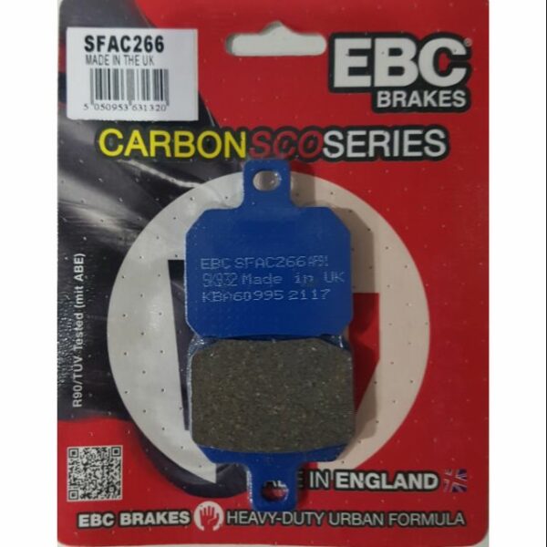 ผ้าเบรค EBC Brakes  รุ่น Carbon / สำหรับ Caliper Brembo ปักข้าง