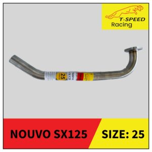 คอท่อNouvo SX-125 สแตนเลส Size 25 m.m.