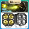 Hl ไฟสปอตไลท์ ไฟตัดหมอก Led 40 วัตต์ 40W 12V-85V 1 ชิ้น สําหรับรถยนต์ 2 ชิ้น