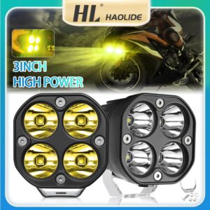 Hl ไฟสปอตไลท์ ไฟตัดหมอก Led 40 วัตต์ 40W 12V-85V 1 ชิ้น สําหรับรถยนต์ 2 ชิ้น