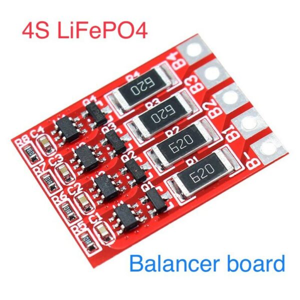 บาลานซ์บอร์ด 4s 3.2v 12V 58mA บอร์ดบาลานซ์ ลิเทียมฟอสเฟต ลิเธียมฟอสเฟตHX-JH-004