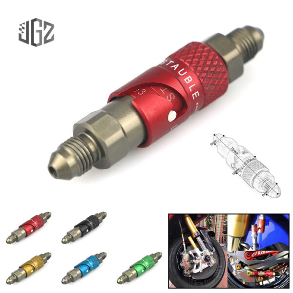 วาล์วปลดสายเบรค COD Motorcycle Universal Brake Caliper Quick Removal Cover Disassembly Replacement Brake Line Connector วาล์วปลด​