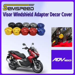 【SEMSPEED】ฝาครอบอะแดปเตอร์ตกแต่งกระจกหน้ารถยนต์ สําหรับ Honda ADV 160 2022-2024 ADV160