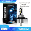 Novsight N57 H4 หลอดไฟหน้ารถจักรยานยนต์ LED 25W 5000LM 6000K