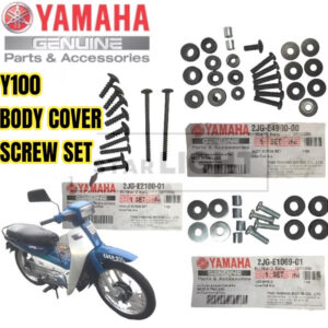 ชุดครบชุด !! Yamaha Y100 (2JG) ชุดฝาครอบสกรูตัวถัง SKRU