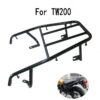 Motorcycle Cargo Shelf Metal Rear Fender Rack For Yamaha TW200 TW 200 Travel Saddlebag Lugga00