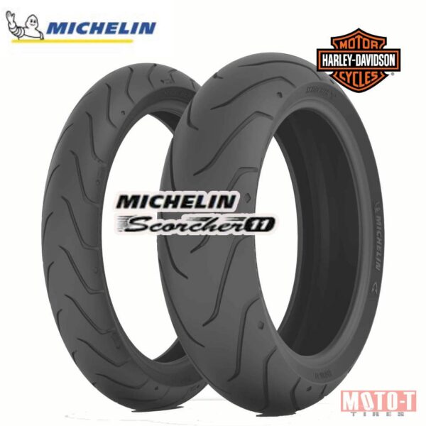 Michelin Scorcher 11 ยาง HARLEY DAVIDSON V-ROD / SOFTAIL FAT BOY