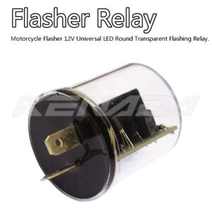 โปร่งใส  รีเลย์ปรับได้ สีส้ม Relay รีเรย์ [มีปุ่มปรับ]  สามารถทำวงจรไฟกระพริบได้ปรับช้าปรับเร็วตามใจชอบ