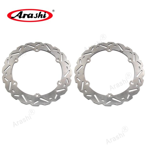 Arashi ดิสก์เบรกหน้า CNC สําหรับ HONDA CB650F CB 650 F CBR650F CBR 650 F ABS 2014 2015 2016 2017 2018 CB400F CB400X CBR400R CB500F CB500X CBR500R 1 คู่