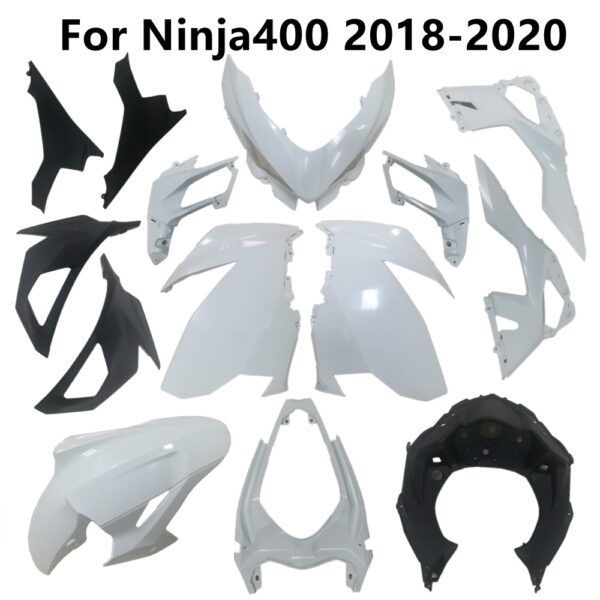 อะไหล่แฟริ่งพลาสติก ABS สําหรับรถจักรยานยนต์ Ninja400 2018-2019-2020 18-20 แพ็ค