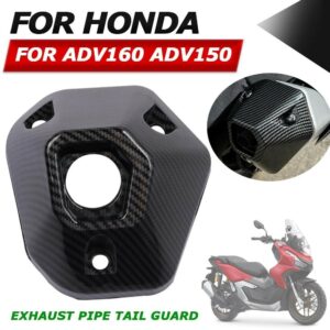 ฝาครอบท่อไอเสีย คาร์บอนไฟเบอร์ สําหรับรถจักรยานยนต์ Honda ADV160 ADV 160 2022 ADV150 ADV 150