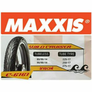 ยางนอก Maxxis 2.25-17 2.50-17 2.75-17 ลายเวฟ C-6161 ยางนอกคุณภาพดี  เกินราคา ยางนอกมอเตอร์ไซค์