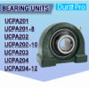 UCPA201 UCPA201-8 UCPA202 UCPA202-10 UCPA203 UCPA204 UCPA204-12 ตลับลูกปืนตุ๊กตา BEARING UNITS สำหรับเพลามิลและเพลานิ้ว