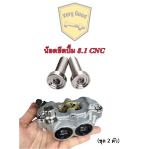 ชุดน๊อตยึดตัวปั้ม 8.1 /ยึดปั้มหน้า(เดิม) แสตนเลส CNC(ราคาต่อ2ตัว)