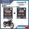 ผ้าเบรค TRIUMPH BONNEVILLE T100 ปั้มหน้าNISSIN YASAKI REVOTEQ แท้