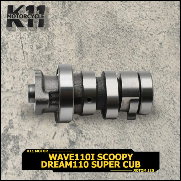 แกนราวลิ้น พร้อมลูกปืน WAVE110I DREAM110 SUPER CUB SCOOPY แคมเดิม แคม เดิม ดรีม110 เวฟ110I เวฟ W110I