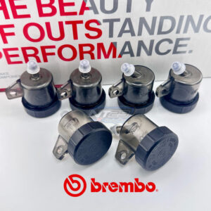 กระปุกน้ำมันเบรค BREMBO(เบรมโบ้)แท้ ขนาด 15ML. สีชาหูตรงและหูเฉียง [ Made in italy!! ]