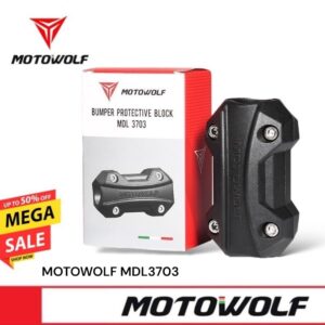 [ลด 20% ทักแชท]  MOTOWOLF MDL 3703 Bumper Protective Block ปะกับแคชบาร์กันล้ม แคชบาร์กันกระแทก​ มอเตอร์ไซด์