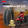 ยางนอก ND City สำหรับรถรุ่น Yamaha GT125 หน้า 80/90-14 TL หลัง 100/80-14 TL ไม่ต้องใช้ยางใน