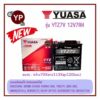 แบตเตอรี่แห้งรถมอเตอร์ไซค์ ยี่ห้อ YUASA ยัวซ่า รุ่น YTZ7V ขนาด 12V7Ah แบต7แอมป์ ใส่รถCBR250RR