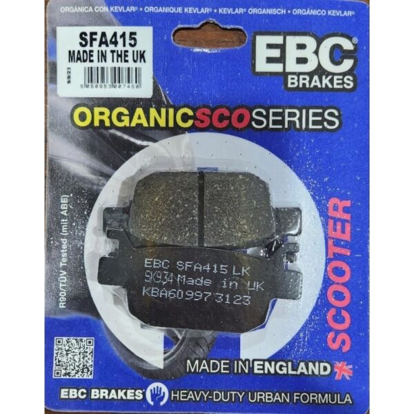 ผ้าเบรค EBC Brakes รุ่น Organic/ ผ้าเบรคหลัง Honda Forza300