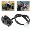 LZB2 สวิตช์มือจับขนาด 22 มม. 9 พิน 8 สายเหมาะสำหรับ 200cc 250cc Dirt Quad Bike Motorbike ATV