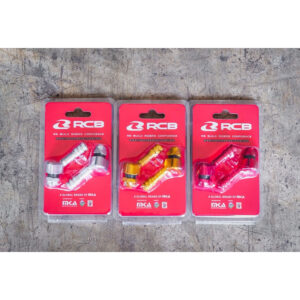 จุ๊บลม RACINGBOY 10MM. งอ 45 องศา สำหรับ VESPA LAMBRETTA มี 3 สี คู่ละ 550฿